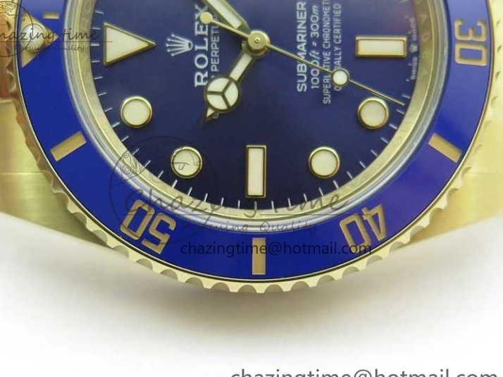 MiroTime 0506 Submariner 41mm 126618 LB YG BP Maker Best Edition Blue Dial on YG Bracelet DailyWear 2572